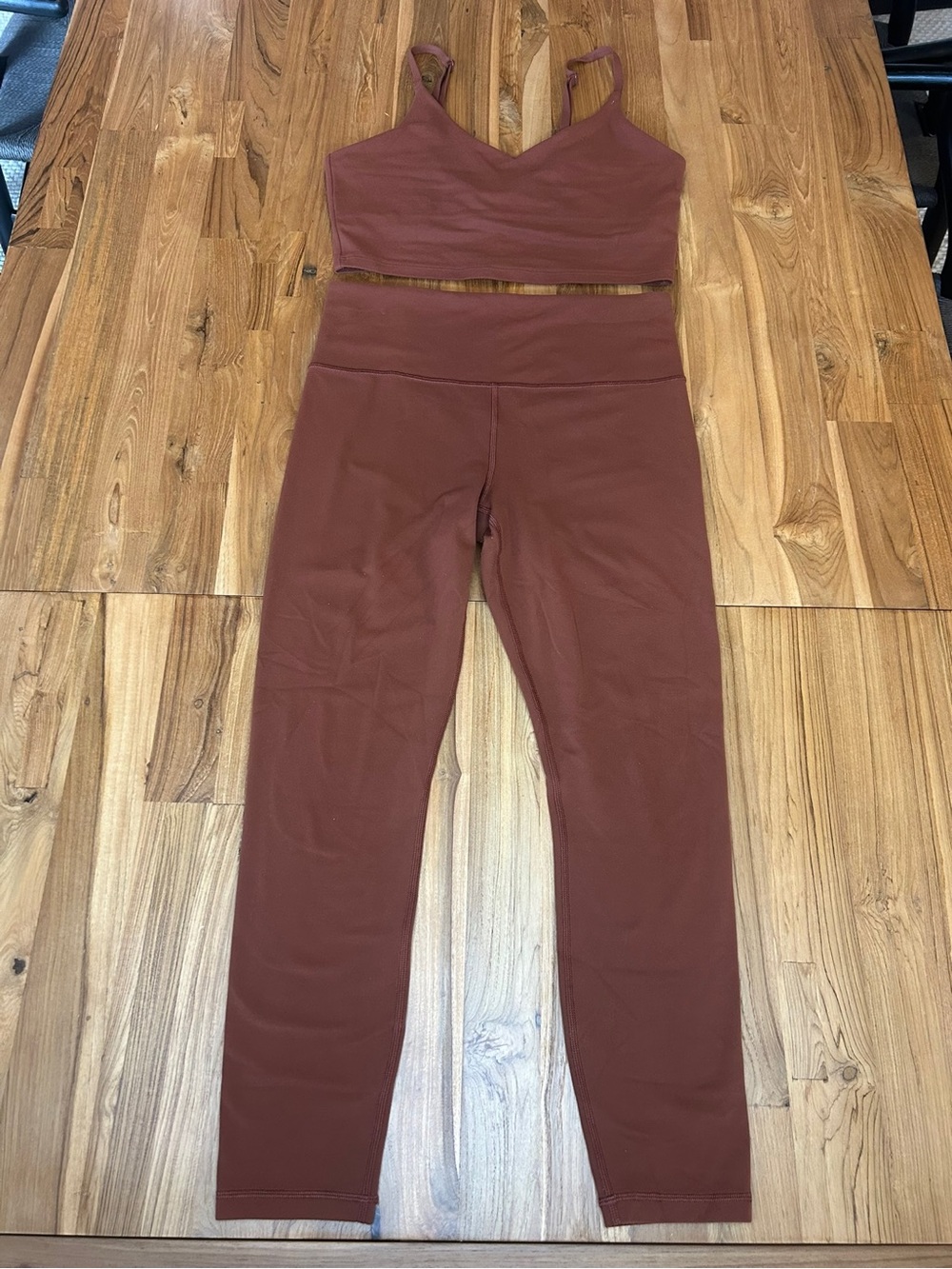 Athleta Elation 7/8 Leggings & Longline Bra Set – Size Medium